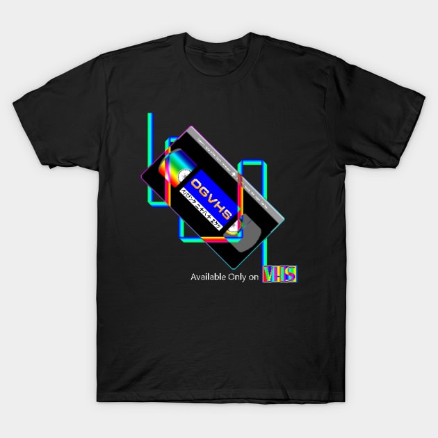 OG VHS 8 Bit T-Shirt by ogvhs